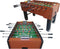 Tafelvoetbaltafel - 140x75x89cm - houtimitatie - antislip handgrepen