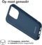 iMoshion Hoesje Geschikt voor iPhone 14 Pro Hoesje Siliconen - iMoshion Color Backcover - Donkerblauw