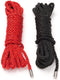 Fifty Shades Restrain Me Bondage Rope Twin Pack - Zwart/ Zilver