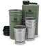 Stanley Adventure Pre-Party Shotglazen & Heupfles Set - RVS - BPA Vrij - Vaatwasserbestendig - Hammertone Green