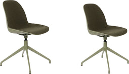 Zuiver Albert Kuip Swivel Stoel - Groen - Set van 2