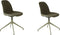 Zuiver Albert Kuip Swivel Stoel - Groen - Set van 2