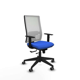 Piqueras y Crespo 1D066G0 - Bureaustoel - Verstelbare hoogte met armleuning - Blauw