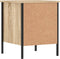 vidaXL - Nachtkastjes - 2 - st - 40x42x50 - cm - bewerkt - hout - sonoma - eikenkleurig
