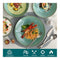 Vancasso Ess - Serviesset 12 Persoons - 16-delige Karst Combi Set - Vintage Groen