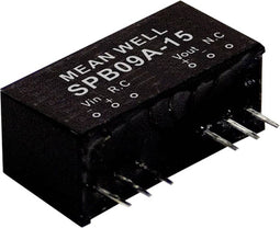 Mean Well SPB09C-15 DC/DC-convertermodule 600 mA 9 W Aantal uitgangen: 1 x
