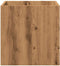 vidaXL - Plantenbak - 40x40x40 - cm - bewerkt - hout - artisanaal - eikenkleur