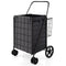 Coast Boodschappentrolley - Opvouwbaar - 120L - Max. 40 kg - Zwart
