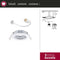 Paulmann Premium Line - Inbouwlamp zwenkbaar rond 83 mm 30° GU5,3 max. 50W 230/12V dimbaar Wit