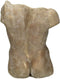 SVJ Home Decorations Torso Bloempot - 21 x 13 x 29 cm - Cement - Goud