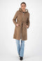 Goosecraft GC Madelyn - Dames Jas - Faux teddy - Bruin - Maat L