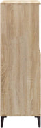 vidaXL - Hoge - kast - 60x36x110 - cm - bewerkt - hout - sonoma - eikenkleurig