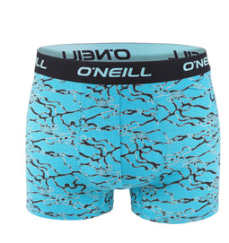 O'Neill Heren Boxershorts 3-Pack – Comfortabele Katoenmix – Cloudy Blue, Zwart & Grijs – Maat M