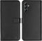 Selencia Samsung Galaxy A14 (5G) / A14 (4G) - Echt Lederen Bookcase - Zwart