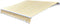 vidaXL - Luifel - gemotoriseerd - uitschuifbaar - 400 - cm - geel/wit