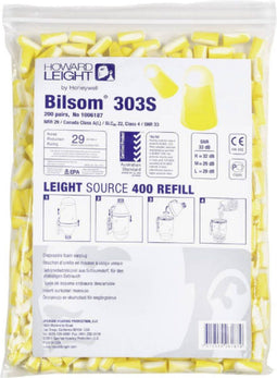 Bilsom 1006187 303S Oordoppen navulverpakking 33 dB Eenmalig gebruik 200 paar