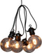 Konstsmide® 2395-800 - Snoerverlichting - 10 PowerLED globes ø10cm - extra warmwit - dimbaar - verlengbaar tot 40m