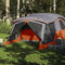 vidaXL - Tent - met - luifel - 4-persoons - waterdicht - oranje