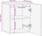 vidaXL - Badkamerwandkast - 38x34x48 - cm - massief - mangohout - bruin