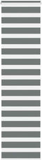 vidaXL - Zebra - rolgordijn - 60x200 - cm - stofbreedte - donkergrijs - 55,9 - cm