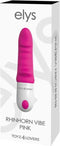 TOYZ4LOVERS - ELYS RHINHORN SILICONE VIBRATOR 9 INTENSITIES PINK