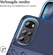 iMoshion Hoesje Geschikt voor Motorola Moto G22 / Moto E32s / Moto E32 Hoesje Siliconen - iMoshion Thunder Backcover - Blauw