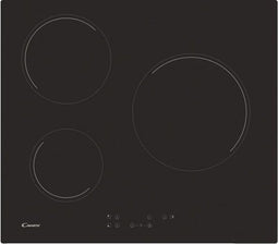 Candy CH63CT - Keramische kookplaat - 3 kookzones - Zwart