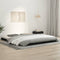 vidaXL - Bedframe - massief - grenenhout - zwart - 180x200 - cm