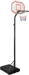 vidaXL Basketbalstandaard 282-352 cm polyethyleen wit