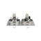 Ranex Louise - Inbouwspot Duo - Aluminium - Vierkant (2 stuks)