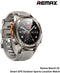 REMAX WATCH18 - SmartWatch - GPS Outdoor Sport Positioneringshorloge met Hartslagmeter - Zilver