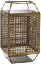 PTMD Candi Lantaarn - 20,5 x 20,5 x 38,5 cm - Metaal - Goud