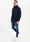 Kjelvik Sid - Hybride jas - Licht gewatteerd - Navy (3XL)
