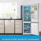 Midea MDRB424FGE02OA - Koelvriescombinatie - 310L - No Frost - RVS