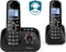 Amplicomms BigTel1582 - Draadloze duo huistelefoon - Ongewenste bellers blokkeren - Handsfree bellen (2 stuks)