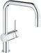 GROHE Minta - Keukenkraan - draaibare U-uitloop - uittrekbare handdouche - chroom - 32067000