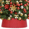 vidaXL - Kerstboomrok - Ø54x19,5 - cm - rood