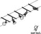 Paulmann Salt - Kabelverlichting - 5x10W GU5,3 230/12V - Mat Zwart