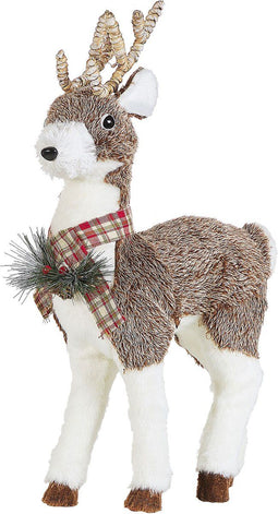 Beliani IMPIO - Decofiguur - Bruin - Nepbont