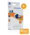 Hirschmann QFC 5 - F-connector Quick Fix - Hoge afscherming - Blauw Wit (5 stuks)