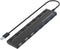 Conceptronic HUBBIES09BP - USB Hub 7-in-1 - Zwart