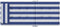 vidaXL - Stoelkussens - 4 - st - hoge - rug - gestreept - oxford - stof - wit - en - blauw