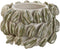 ESPRIT Middenstuk - Decoratief Tropisch - Keramisch Keramiek - Wit Groen 30 x 30 x 20 cm