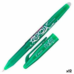 Pen Pilot FRIXION BALL Groen 0,7 mm (12 Stuks)