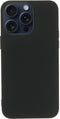 Mobiparts iPhone 15 Pro Max - Silicone Cover - Soft-touch - Zwart