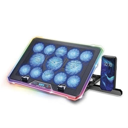 Spirit of Gamer Airblade 1300 - Cooling Base voor Laptop - Aanpasbare hoogte RGB - Zwart