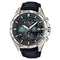 Casio Edifice EFR-556L-1AVUEF - Polshorloge - Quartz - Zwart Leer - 49 mm