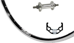 Kgs voorwiel 28 inch (622) zac2000 zwart/zwart rollerbrake vaste as