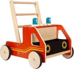 Small Foot - Houten Loopwagen Brandweer