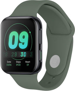 iMoshion Bandje Geschikt voor Oppo Watch 46 mm - iMoshion Siliconen bandje - Groen